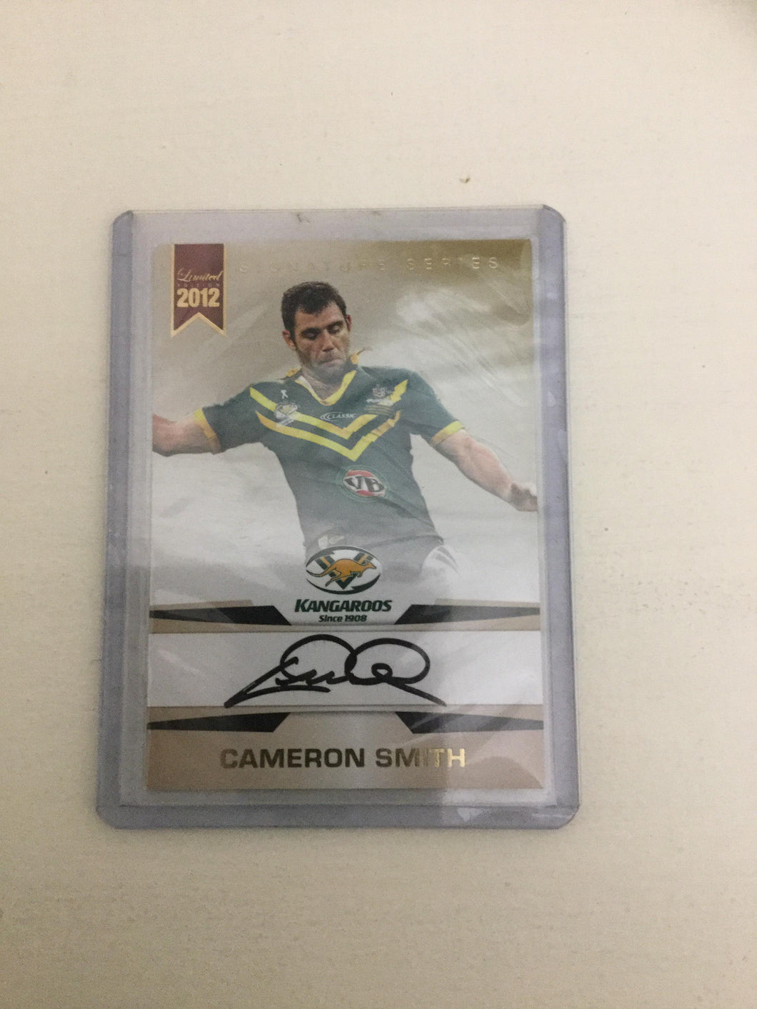 2012 ESP NRL Limited Edition Captain Signature Series Cameron Smith #SS-1