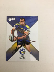 2011 Select Strike Ben Smith Parramatta Eels Personally Signed Card