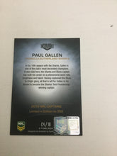 2016 TLA NRL Elite 2016 Captain Paul Gallen C4/18 Signed by Artist David Cain LIMITED