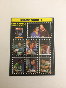 1994 Dynamic Rugby League State Of Origin Stamp Card #1