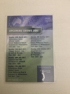 2011 Australia's Premier Collectables Show Promo Card (APCS-19)  #101/300