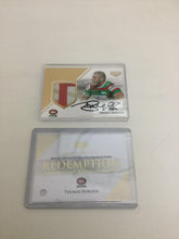 2016 TLA NRL Elite Road to the Finals Jersey Signature Card Thomas Burgess Rabbitohs RFS4 #35/50