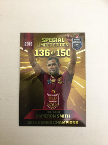 2014 & 2015 NSW / QLD State of Origin Series Champions Card Sets PLUS BONUS!!