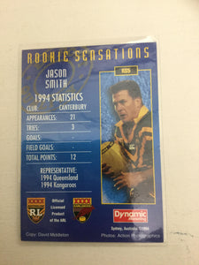 1994 Dynamic Kangaroo Heroes Rookie Sensations Jason Smith #RS5