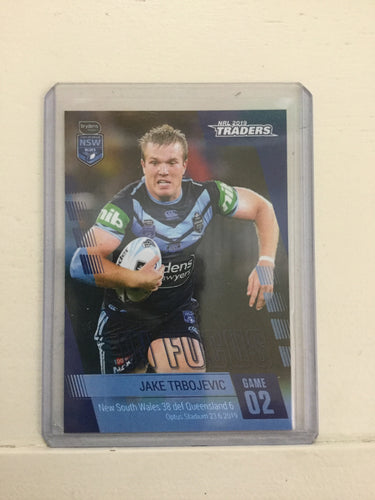 2019 TLA NRL Traders Player In Focus Jake Trbojevic #37 NSW