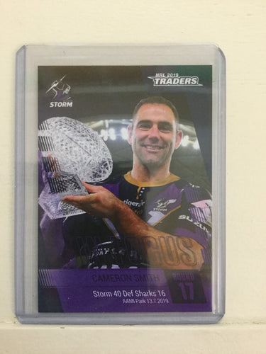 2019 TLA NRL Traders Player In Focus Cameron Smith #49