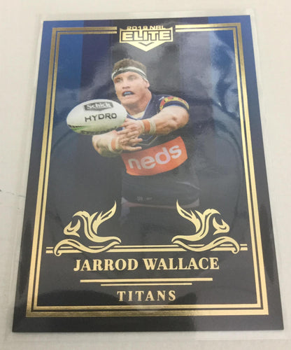 2019 TLA NRL Elite Mojo Sapphire Jarrod Wallace TITANS MS045 #02/20