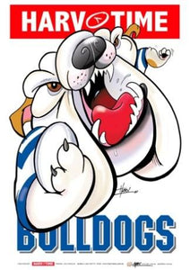 Canterbury Bulldogs, NRL Mascot Harv Time Poster