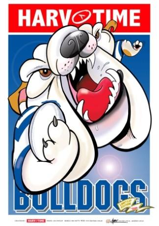 Canterbury Bulldogs, NRL Mascot Harv Time Poster #18