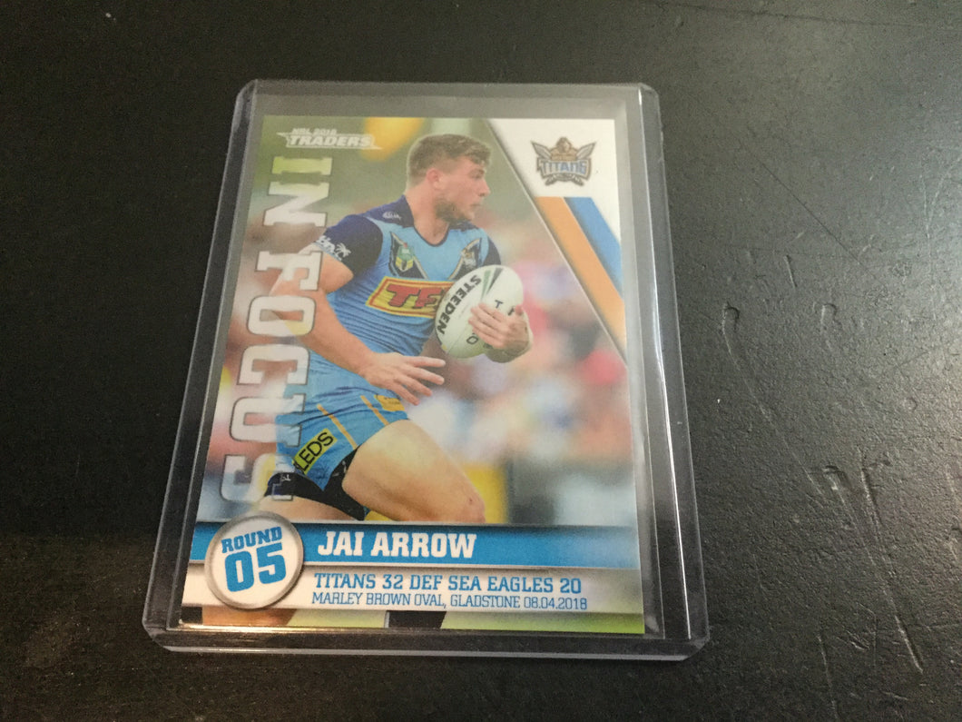 2018 TLA NRL Traders Player In Focus Jai Arrow #47