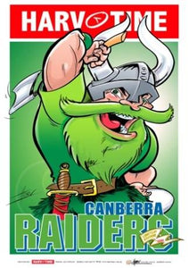 Canberra Raiders, NRL Mascot Harv Time Poster #17