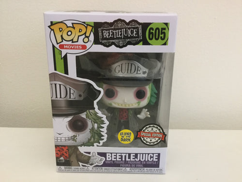 Beetlejuice with Hat Glow US Exclusive Pop! Vinyl #605