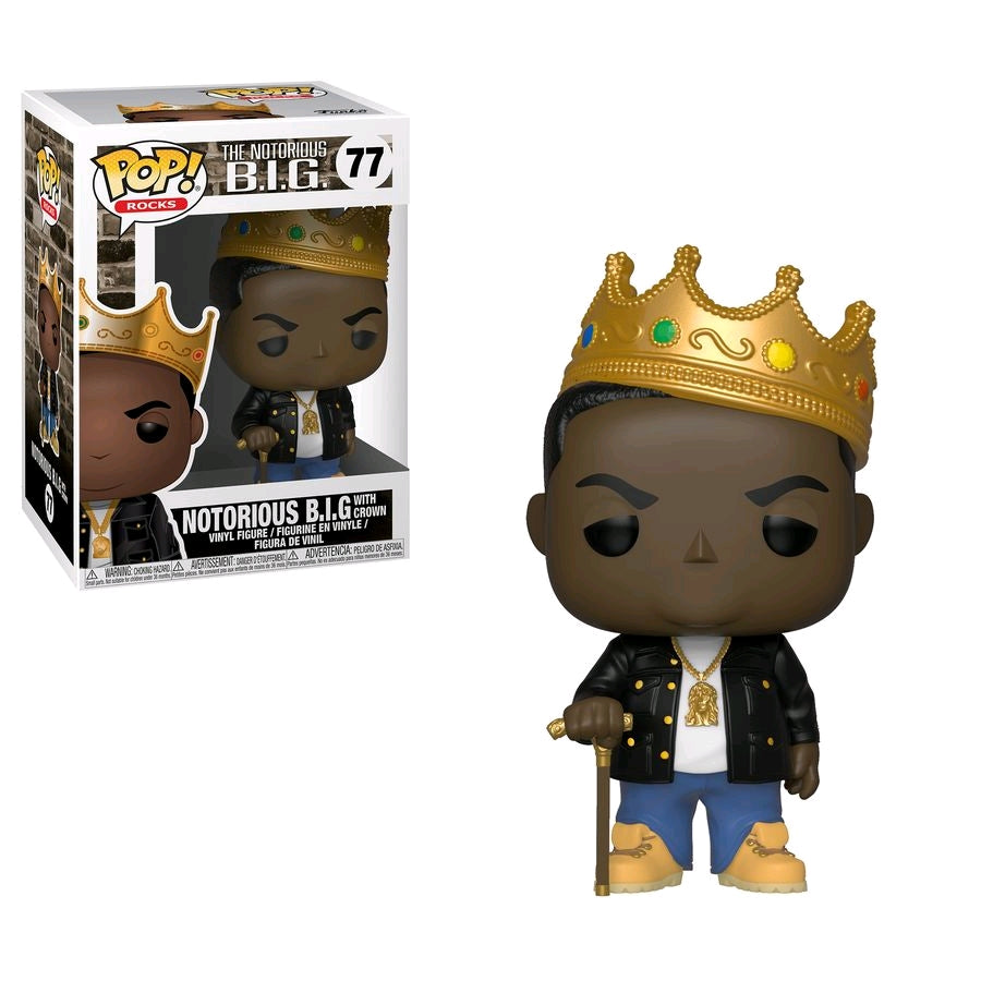 Notorious B.I.G. - Notorious B.I.G. with Crown Pop! Vinyl #77