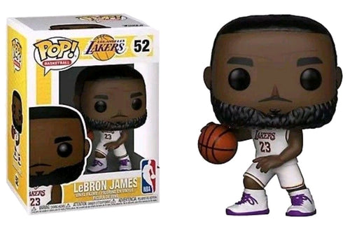 NBA: Lakers - Lebron James (White Uniform) Pop! Vinyl #52