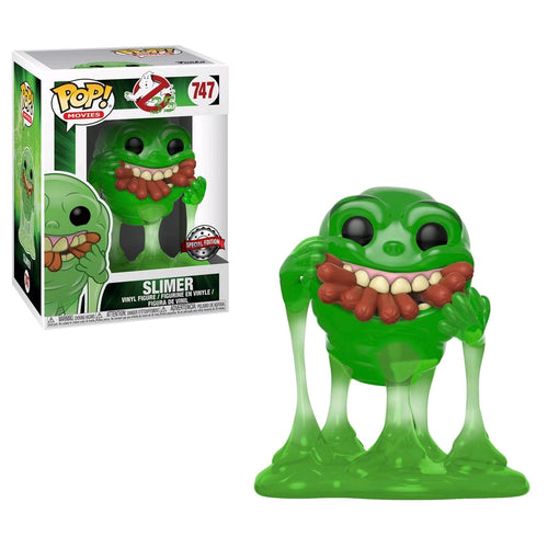 Ghostbusters - Slimer with Hot Dogs Translucent US Exclusive Pop! Vinyl #747
