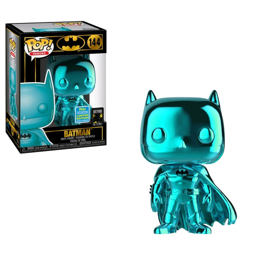 Batman Teal Chrome SDCC 2019 US Exclusive Pop! Vinyl #144