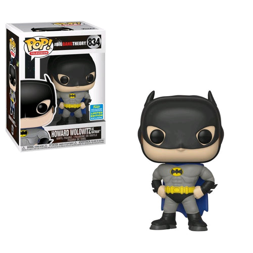 Big Bang Theory Howard Wolowitz as Batman SDCC 2019 US Exclusive Pop! Vinyl #834