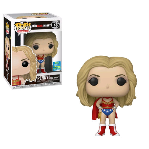 Big Bang Theory Penny as Wonder Woman SDCC 2019 US Exclusive Pop! Vinyl #835