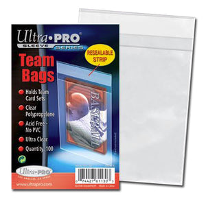 ULTRA PRO Card Sleeves -100 x Team Bags