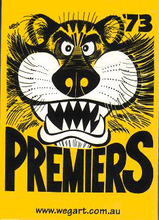WEG ART - Richmond 1973 AFL PREMIERS Card Set