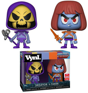 Masters of the Universe Vynl. Skeletor & Faker SDCC18 Exclusive Vinyl Figure 2-Pack Vynl.